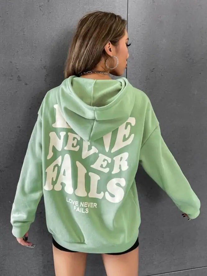 European American Ladies Printed Pullover Sweater
