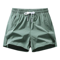 Generic Mens Shorts 5 Inch Lightweight Drawstring Waist Athletic Shorts Summer Quick Dry Beach Gym Workout Running Casual Shorts Army Green Medium