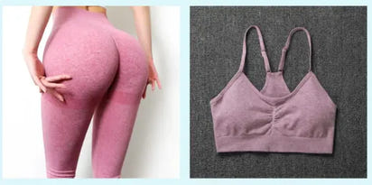 Peach Fit Yoga Pants