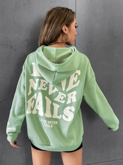 European American Ladies Printed Pullover Sweater